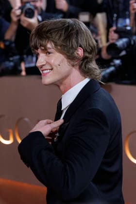 January 11, 2026, Beverly Hills, California, USA: Connor Storrie on the red carpet at the 83rd Annual Golden Globe Awards on Sunday, January 11, 2026, at the Beverly Hilton in Beverly Hills, California. BURT HARRIS BNS PI Beverly Hills USA - ZUMAp124 20260111_zaa_p124_208 Copyright: xBurtxHarrisx