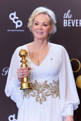 January 11, 2026, Beverly Hills, California, USA: Jean Smart in the press room during the 83rd Annual Golden Globe Awards on Sunday, January 11, 2026, at the Beverly Hilton in Beverly Hills, California. ARIANA RUIZ BNS PI Beverly Hills USA - ZUMAp124 20260111_zaa_p124_216 Copyright: xArianaxRuizx