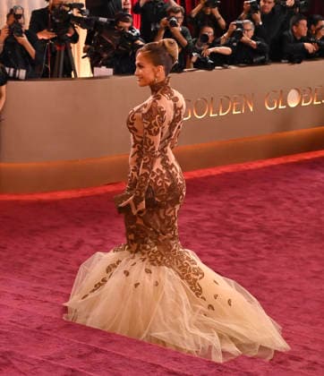 Jennifer Lopez attends the 83rd annual Golden Globe Awards at the Beverly Hilton Hotel in Beverly Hills, California on Sunday, January 11, 2026.  LAP20260111413 JIMxRUYMEN