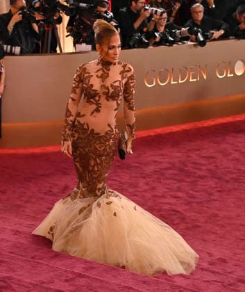 Jennifer Lopez attends the 83rd annual Golden Globe Awards at the Beverly Hilton Hotel in Beverly Hills, California on Sunday, January 11, 2026.  LAP20260111414 JIMxRUYMEN