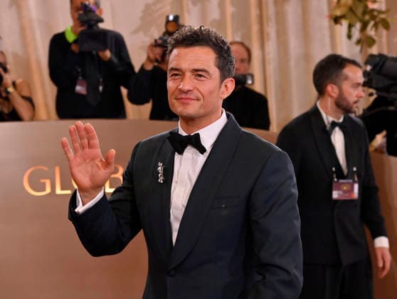 Orlando Bloom attends the 83rd annual Golden Globe Awards at the Beverly Hilton Hotel in Beverly Hills, California on Sunday, January 11, 2026.  LAP20260111422 JIMxRUYMEN