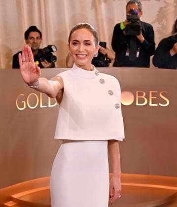 Emily Blunt attends the 83rd annual Golden Globe Awards at the Beverly Hilton Hotel in Beverly Hills, California on Sunday, January 11, 2026.  LAP20260111437 JIMxRUYMEN