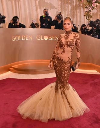 Jennifer Lopez attends the 83rd annual Golden Globe Awards at the Beverly Hilton Hotel in Beverly Hills, California on Sunday, January 11, 2026.  LAP20260111416 JIMxRUYMEN