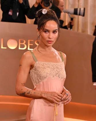 Zoë Kravitz attends the 83rd annual Golden Globe Awards at the Beverly Hilton Hotel in Beverly Hills, California on Sunday, January 11, 2026.  LAP20260111420 JIMxRUYMEN