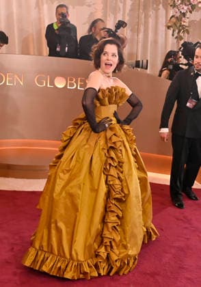 Parker Posey attends the 83rd annual Golden Globe Awards at the Beverly Hilton Hotel in Beverly Hills, California on Sunday, January 11, 2026.  LAP20260111431 JIMxRUYMEN