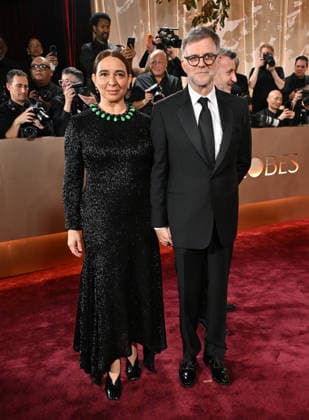 83rd Annual Golden Globes - Arrivals Maya Rudolph and Paul Thomas Anderson arriving at the 83rd Annual Golden Globes held at the Beverly Hilton Hotel on January 11, 2026 in Beverly Hills, CA. Beverly Hills Beverly Hilton Hotel California USA Copyright: xOConnor-Arroyox xAFF-USA.comx