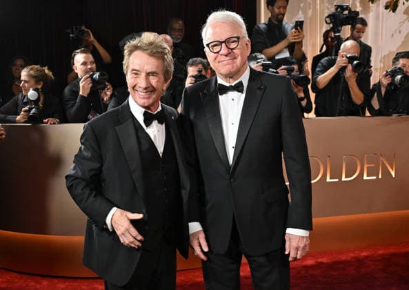 83rd Annual Golden Globes - Arrivals Martin Short and Steve Martin arriving at the 83rd Annual Golden Globes held at the Beverly Hilton Hotel on January 11, 2026 in Beverly Hills, CA. Beverly Hills Beverly Hilton Hotel California USA Copyright: xOConnor-Arroyox xAFF-USA.comx