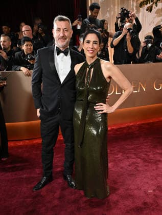 83rd Annual Golden Globes - Arrivals Sarah Silverman and Rory Albanese arriving at the 83rd Annual Golden Globes held at the Beverly Hilton Hotel on January 11, 2026 in Beverly Hills, CA. Beverly Hills Beverly Hilton Hotel California USA Copyright: xOConnor-Arroyox xAFF-USA.comx