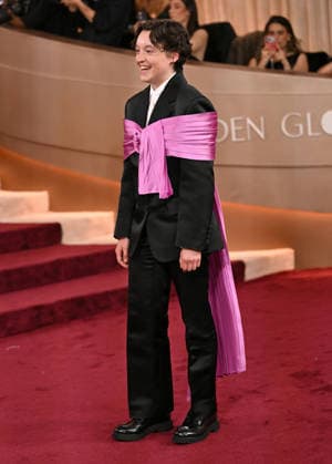 Bella Ramsey attends the 83rd annual Golden Globe Awards at the Beverly Hilton Hotel in Beverly Hills, California on Sunday, January 11, 2026.  LAP20260111462 CHRISxCHEW