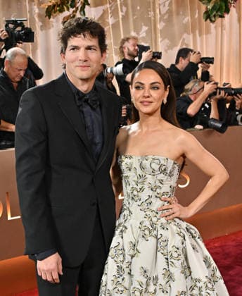 83rd Annual Golden Globes - Arrivals Ashton Kutcher and Mila Kunis arriving at the 83rd Annual Golden Globes held at the Beverly Hilton Hotel on January 11, 2026 in Beverly Hills, CA. Beverly Hills Beverly Hilton Hotel California USA Copyright: xOConnor-Arroyox xAFF-USA.comx