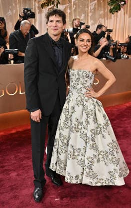 83rd Annual Golden Globes - Arrivals Ashton Kutcher and Mila Kunis arriving at the 83rd Annual Golden Globes held at the Beverly Hilton Hotel on January 11, 2026 in Beverly Hills, CA. Beverly Hills Beverly Hilton Hotel California USA Copyright: xOConnor-Arroyox xAFF-USA.comx