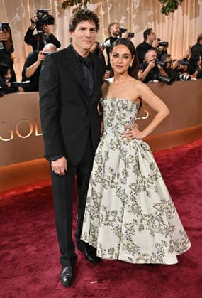 83rd Annual Golden Globes - Arrivals Ashton Kutcher and Mila Kunis arriving at the 83rd Annual Golden Globes held at the Beverly Hilton Hotel on January 11, 2026 in Beverly Hills, CA. Beverly Hills Beverly Hilton Hotel California USA Copyright: xOConnor-Arroyox xAFF-USA.comx