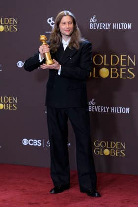 January 11, 2026, Beverly Hills, California, USA: Ludwig Goransson in the press room during the 83rd Annual Golden Globe Awards on Sunday, January 11, 2026, at the Beverly Hilton in Beverly Hills, California. ARIANA RUIZ BNS PI Beverly Hills USA - ZUMAp124 20260111_zaa_p124_354 Copyright: xArianaxRuizx