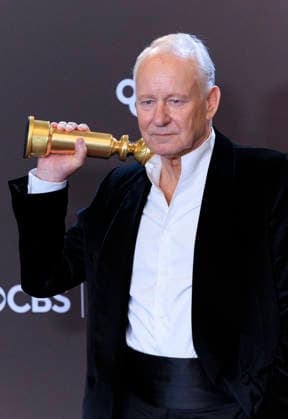 January 11, 2026, Beverly Hills, California, USA: Stellan Skarsgard in the press room during the 83rd Annual Golden Globe Awards on Sunday, January 11, 2026, at the Beverly Hilton in Beverly Hills, California. ARIANA RUIZ BNS PI Beverly Hills USA - ZUMAp124 20260111_zaa_p124_359 Copyright: xArianaxRuizx