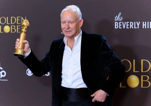 January 11, 2026, Beverly Hills, California, USA: Stellan Skarsgard in the press room during the 83rd Annual Golden Globe Awards on Sunday, January 11, 2026, at the Beverly Hilton in Beverly Hills, California. ARIANA RUIZ BNS PI Beverly Hills USA - ZUMAp124 20260111_zaa_p124_362 Copyright: xArianaxRuizx