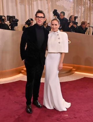 John Krasinski and Emily Blunt attend the 83rd annual Golden Globe Awards at the Beverly Hilton Hotel in Beverly Hills, California on Sunday, January 11, 2026.  LAP20260111538 JIMxRUYMEN