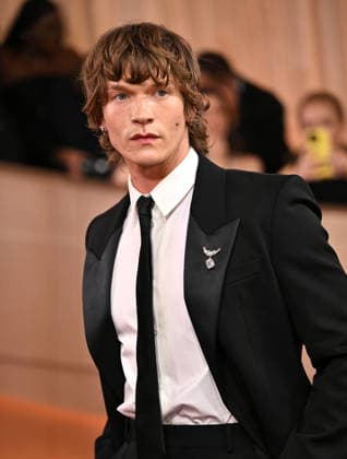 Connor Storrie attends the 83rd annual Golden Globe Awards at the Beverly Hilton Hotel in Beverly Hills, California on Sunday, January 11, 2026.  LAP20260111544 CHRISxCHEW