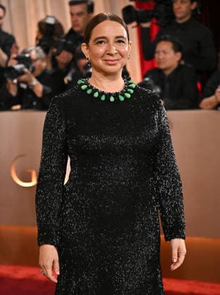 Maya Rudolph attends the 83rd annual Golden Globe Awards at the Beverly Hilton Hotel in Beverly Hills, California on Sunday, January 11, 2026.  LAP20260111551 CHRISxCHEW
