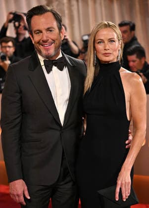 Will Arnett and Carolyn Murphy attend the 83rd annual Golden Globe Awards at the Beverly Hilton Hotel in Beverly Hills, California on Sunday, January 11, 2026.  LAP20260111566 CHRISxCHEW