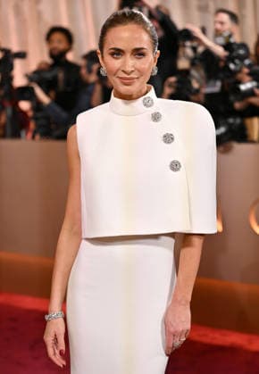 Emily Blunt attends the 83rd annual Golden Globe Awards at the Beverly Hilton Hotel in Beverly Hills, California on Sunday, January 11, 2026.  LAP20260111529 CHRISxCHEW