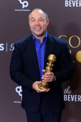 January 11, 2026, Beverly Hills, California, USA: Stephen Graham in the press room during the 83rd Annual Golden Globe Awards on Sunday, January 11, 2026, at the Beverly Hilton in Beverly Hills, California. ARIANA RUIZ BNS PI Beverly Hills USA - ZUMAp124 20260111_zaa_p124_366 Copyright: xArianaxRuizx