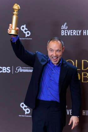 January 11, 2026, Beverly Hills, California, USA: Stephen Graham in the press room during the 83rd Annual Golden Globe Awards on Sunday, January 11, 2026, at the Beverly Hilton in Beverly Hills, California. ARIANA RUIZ BNS PI Beverly Hills USA - ZUMAp124 20260111_zaa_p124_369 Copyright: xArianaxRuizx