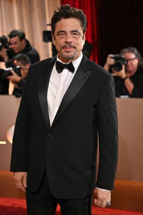 Benicio del Toro attends the 83rd annual Golden Globe Awards at the Beverly Hilton Hotel in Beverly Hills, California on Sunday, January 11, 2026.  LAP20260111580 CHRISxCHEW