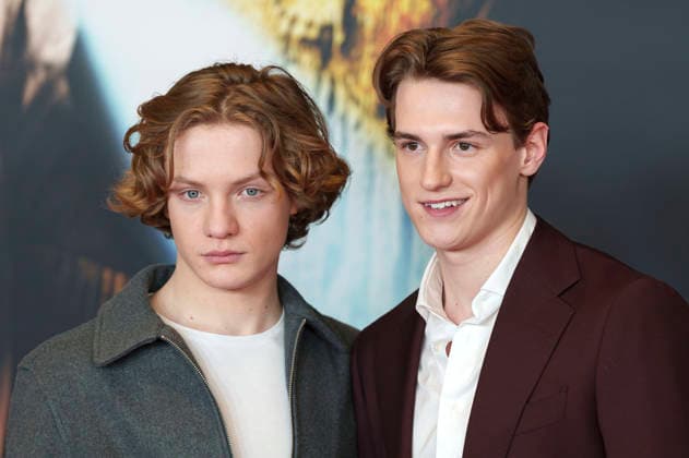 Levi Brandl and Nevio Wendt at the premiere of the movie Die drei Toteninsel at Mathäser Filmpalast Munich, 11 01 2026 Foto:xN.xKolinzx xFuturexImagex fragezeichen_6163