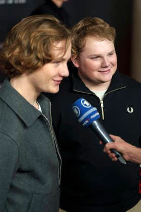 Levi Brandl and Julius Weckauf at the premiere of the movie Die drei Toteninsel at Mathäser Filmpalast Munich, 11 01 2026 Foto:xN.xKolinzx xFuturexImagex fragezeichen_6191