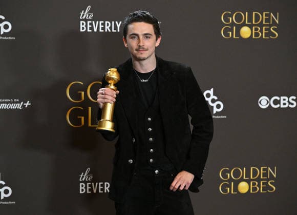 83rd Annual Golden Globes - Press Room Timothee Chalamet in the press room at the 83rd Golden Globe Awards at the Beverly Hilton Hotel on January 11, 2025 in Beverly Hills, CA. Beverly Hills Beverly Hilton Hotel California USA Copyright: xLISAxOConnor AFF-USA.comx