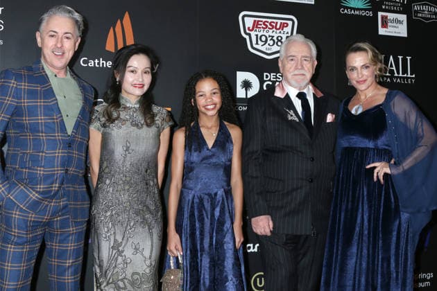 USA - Glenrothan Screening - Closing Night PSIFF - Palm Springs PALM SPRINGS - JAN 11: Alan Cumming, Chystine Zhang, Alexandra Wilkie, Brian Cox, Nicole Ansari Cox at the Glenrothan Screening - Closing Night PSIFF at the Richards Center for the Arts on January 11, 2026 in Palm Springs, CA Palm Springs CA USA  Copyright: xKathyxHutchinsx xHutchinsxPhotox