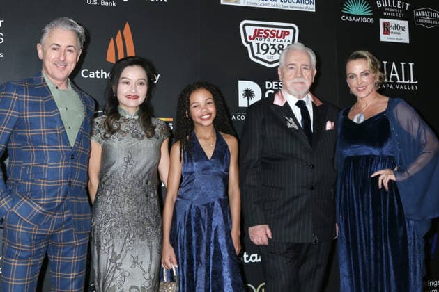 USA - Glenrothan Screening - Closing Night PSIFF - Palm Springs PALM SPRINGS - JAN 11: Alan Cumming, Chystine Zhang, Alexandra Wilkie, Brian Cox, Nicole Ansari Cox at the Glenrothan Screening - Closing Night PSIFF at the Richards Center for the Arts on January 11, 2026 in Palm Springs, CA Palm Springs CA USA  Copyright: xKathyxHutchinsx xHutchinsxPhotox