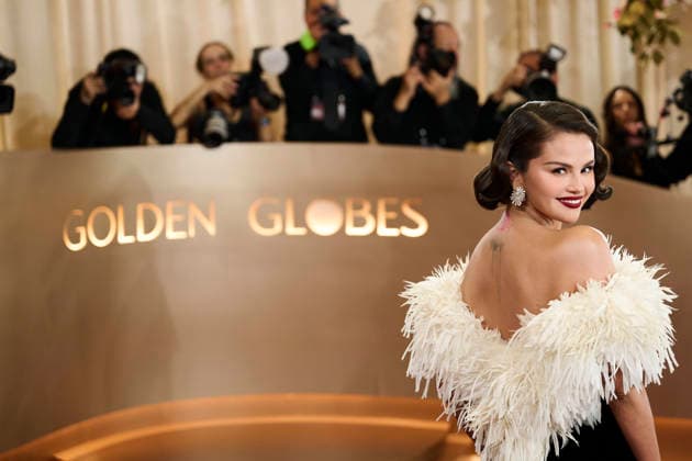 January 12, 2026, Los Angeles, California, USA: SELENA GOMEZ walking the Red carpet of the 83rd annual edition of the Golden Globes in Los Angels at the Beverly Hilton Hotel. Los Angeles USA - ZUMAg279 20260112_zip_g279_181 Copyright: xAlessandroxGalatolix