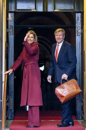 Amsterdam, The Netherlands, 2026-01-12 08:11:07 AMSTERDAM, January 12, 2026, Royal Palace Amsterdam. King Willem-Alexander and Queen Maxima during the traditional New Year s reception for Dutch guests at the Royal Palace Amsterdam. PHOTO: NLBeeld Patrick van Emst Credit: NL Beeld Patrick van Emst  Copyright: xx x