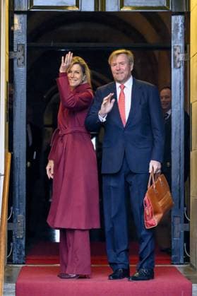 Amsterdam, The Netherlands, 2026-01-12 08:11:08 AMSTERDAM, January 12, 2026, Royal Palace Amsterdam. King Willem-Alexander and Queen Maxima during the traditional New Year s reception for Dutch guests at the Royal Palace Amsterdam. PHOTO: NLBeeld Patrick van Emst Credit: NL Beeld Patrick van Emst  Copyright: xx x