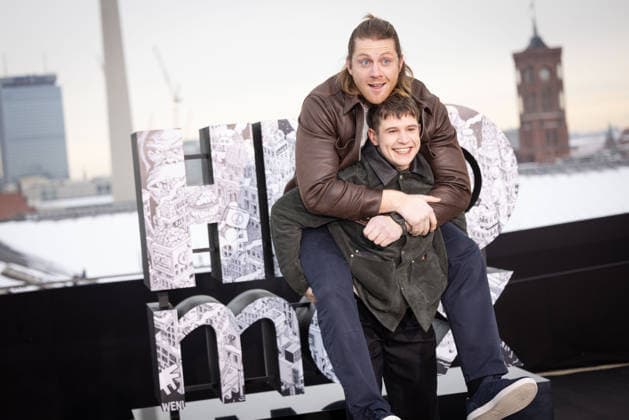 Photocall A KNIGHT OF THE SEVEN KINGDOMS Peter Claffey Dunk Shaun Thomas Raymun Fossoway Photocall A KNIGHT OF THE SEVEN KINGDOMS on the roof of the Humboldt Forum in Berlin Date 12 01 2026 Copyright: xEventpressxFuhrx