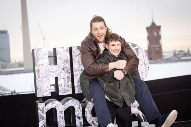 Photocall A KNIGHT OF THE SEVEN KINGDOMS Peter Claffey Dunk Shaun Thomas Raymun Fossoway Photocall A KNIGHT OF THE SEVEN KINGDOMS on the roof of the Humboldt Forum in Berlin Date 12 01 2026 Copyright: xEventpressxFuhrx