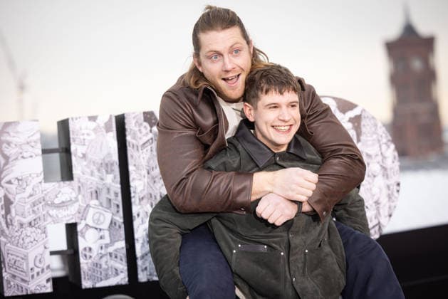 Photocall A KNIGHT OF THE SEVEN KINGDOMS Peter Claffey Dunk Shaun Thomas Raymun Fossoway Photocall A KNIGHT OF THE SEVEN KINGDOMS on the roof of the Humboldt Forum in Berlin Date 12 01 2026 Copyright: xEventpressxFuhrx