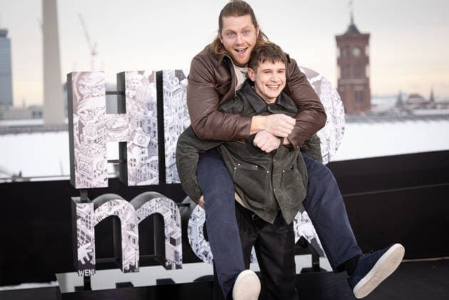 Photocall A KNIGHT OF THE SEVEN KINGDOMS Peter Claffey Dunk Shaun Thomas Raymun Fossoway Photocall A KNIGHT OF THE SEVEN KINGDOMS on the roof of the Humboldt Forum in Berlin Date 12 01 2026 Copyright: xEventpressxFuhrx