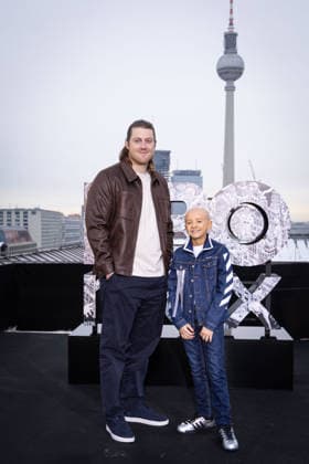 Photocall A KNIGHT OF THE SEVEN KINGDOMS Peter Claffey Dunk Dexter Sol Ansell Egg Photocall A KNIGHT OF THE SEVEN KINGDOMS on the roof of the Humboldt Forum in Berlin Date 12 01 2026 Copyright: xEventpressxFuhrx