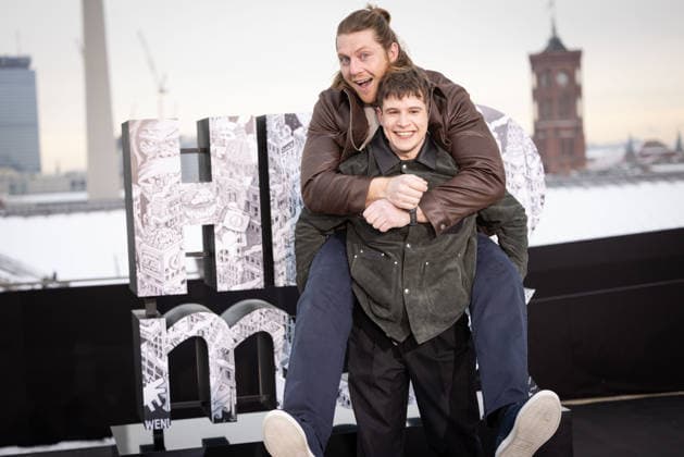 Photocall A KNIGHT OF THE SEVEN KINGDOMS Peter Claffey Dunk Shaun Thomas Raymun Fossoway Photocall A KNIGHT OF THE SEVEN KINGDOMS on the roof of the Humboldt Forum in Berlin Date 12 01 2026 Copyright: xEventpressxFuhrx