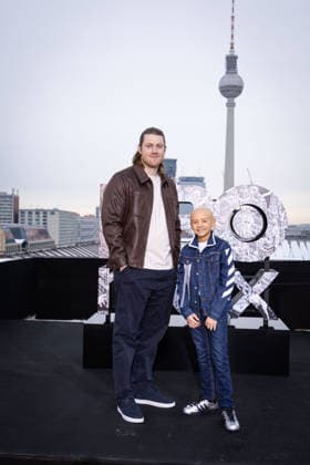 Photocall A KNIGHT OF THE SEVEN KINGDOMS Peter Claffey Dunk Dexter Sol Ansell Egg Photocall A KNIGHT OF THE SEVEN KINGDOMS on the roof of the Humboldt Forum in Berlin Date 12 01 2026 Copyright: xEventpressxFuhrx