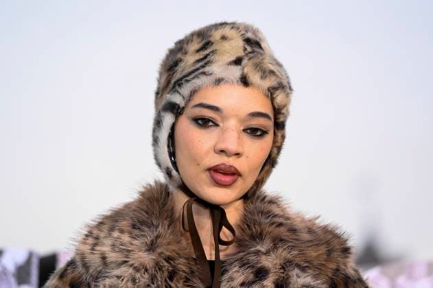 abb Tanzyn Crawford wears fur coat and cap at the photo call for the launch of HBO Max A Knight of the Seven Kingdoms of the US fantasy series my munus degrees on the wintry roof terrace of the Humboldt Forum Berlin on 12 01 2026 Berlin Germany