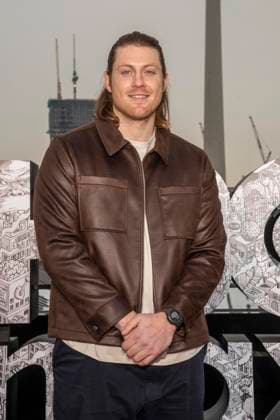abb Peter Claffey at the photocall for the launch of HBO Max A Knight of the Seven Kingdoms of the US fantasy series mein munus Graden on the wintry roof terrace of the Humboldt Forum Berlin on 12 01 2026 Berlin Germany