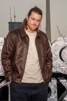 abb Peter Claffey at the photocall for the launch of HBO Max A Knight of the Seven Kingdoms of the US fantasy series mein munus Graden on the wintry roof terrace of the Humboldt Forum Berlin on 12 01 2026 Berlin Germany