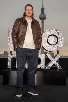 abb Peter Claffey at the photocall for the launch of HBO Max A Knight of the Seven Kingdoms of the US fantasy series mein munus Graden on the wintry roof terrace of the Humboldt Forum Berlin on 12 01 2026 Berlin Germany