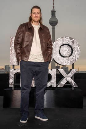 abb Peter Claffey at the photocall for the launch of HBO Max A Knight of the Seven Kingdoms of the US fantasy series mein munus Graden on the wintry roof terrace of the Humboldt Forum Berlin on 12 01 2026 Berlin Germany