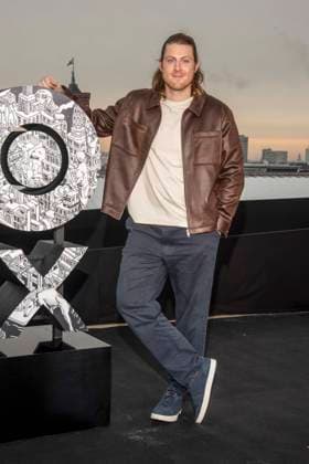 abb Peter Claffey at the photocall for the launch of HBO Max A Knight of the Seven Kingdoms of the US fantasy series mein munus Graden on the wintry roof terrace of the Humboldt Forum Berlin on 12 01 2026 Berlin Germany