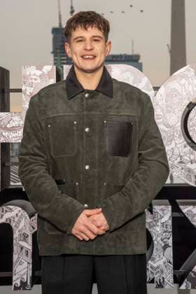 abb Shaun Thomas at the photocall for the launch of HBO Max A Knight of the Seven Kingdoms of the US American fantasy series my munus degrees on the wintry roof terrace of the Humboldt Forum Berlin on 12 01 2026 Berlin Germany