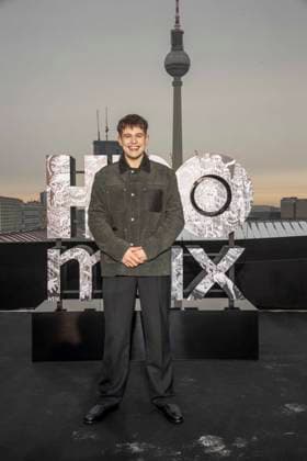 abb Shaun Thomas at the photocall for the launch of HBO Max A Knight of the Seven Kingdoms of the US American fantasy series my munus degrees on the wintry roof terrace of the Humboldt Forum Berlin on 12 01 2026 Berlin Germany